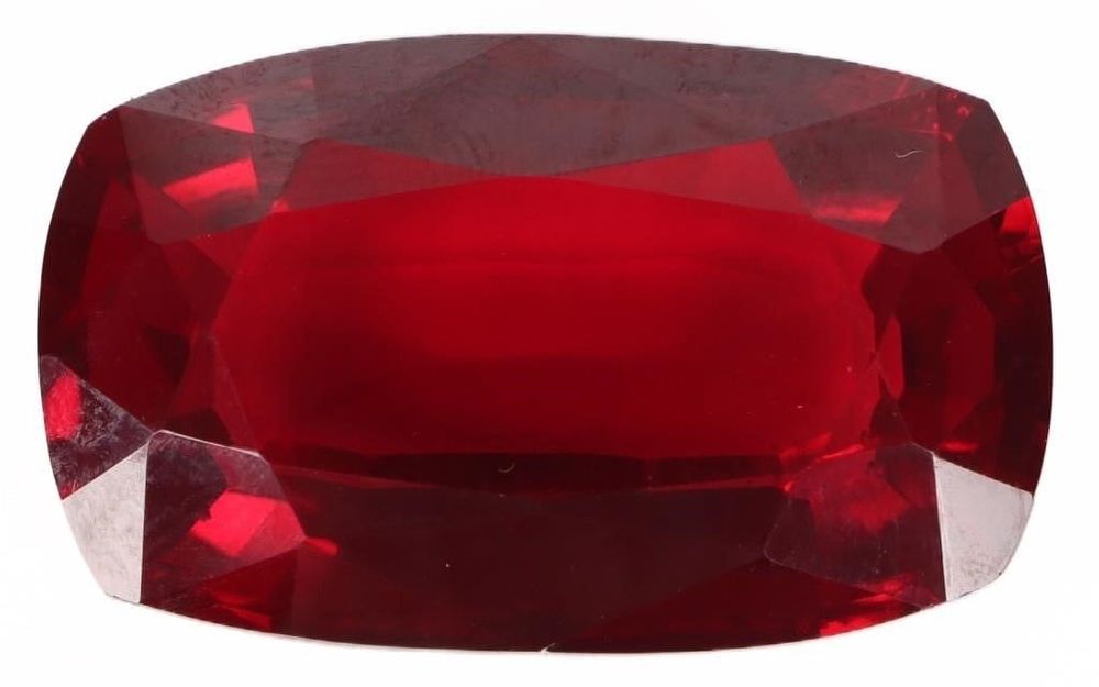 Lot 223363: 107.55CT OVAL CUSHION FACETED LOOSE RED RUBY