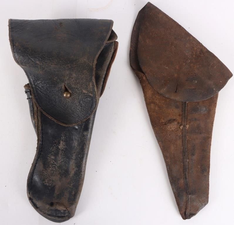 Lot 223385: VIETNAM US COLT PISTOL HOLSTER & LEATHER HOLSTER