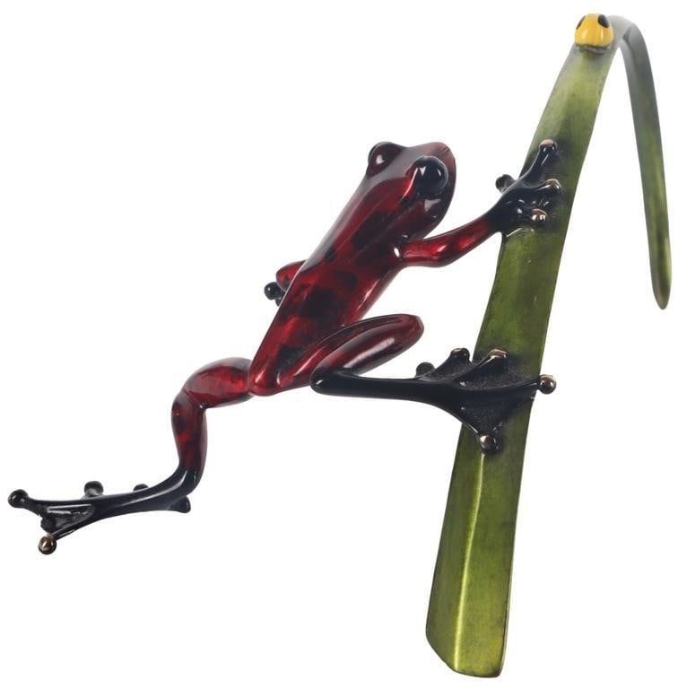 Lot 223430: LTD. TIM COTTERILL "LITTLE LADIES" FROG SCULPTURE