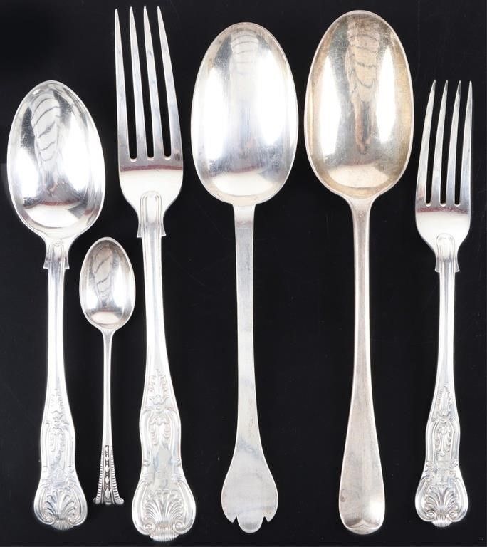 Lot 224410: FRANCIS HIGGINS STERLING SILVER UTENSILS LOT OF 6