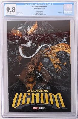 ALL-NEW VENOM #1 CGC 9.8 GIANG VARIANT COVER. All-New Venom #1 CGC 9.8 Giang variant cover. Al 