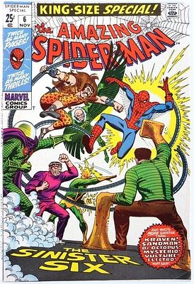 THE AMAZING SPIDER-MAN ANNUAL #6 MID/ HIGH GRADE. The Amazing Spider-Man Annual #6 Mid to High 