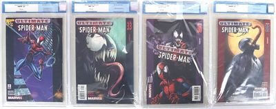 ULTIMATE SPIDER-MAN CGC GRADED COMIC BOOKS. Ultimate Spider-Man CGC graded comic books to 