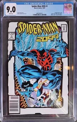 SPIDER-MAN 2099 #1 TOYBIZ WHITE 2 VARIANT CGC 9.0. Spider-Man 2099 #1 Marvel 2001 Toy Biz 2nd 