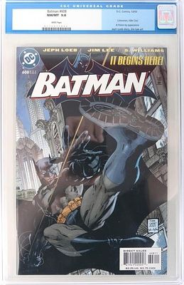 BATMAN JEPH LOEB JIM LEE #608 CGC 9.8 - ALT COVER. Batman #608 written by Jeph Loeb art by Jim 