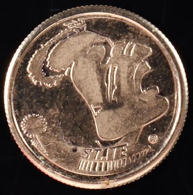 14K YELLOW GOLD FLORIDA STATE UNIVERSITY TOKEN. 14K yellow gold Florida State University 