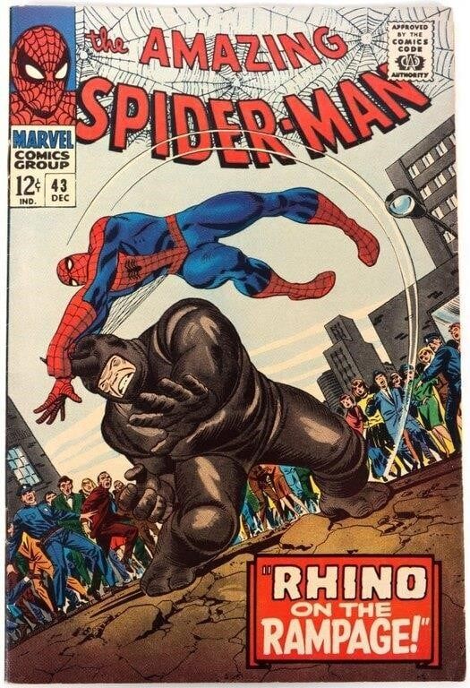 Lot 225150: AMAZING SPIDER-MAN #43 MARVEL 1966 RAW BOOK