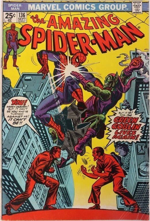 Lot 225163: THE AMAZING SPIDER-MAN #136 KEY ISSUE
