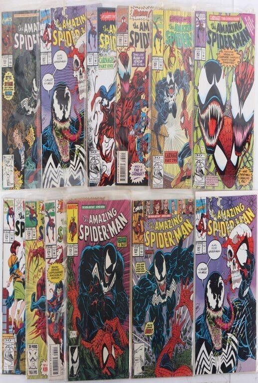 Lot 225167: 90'S VENOM COMICS TASM #316, 332, 333, 347, 361