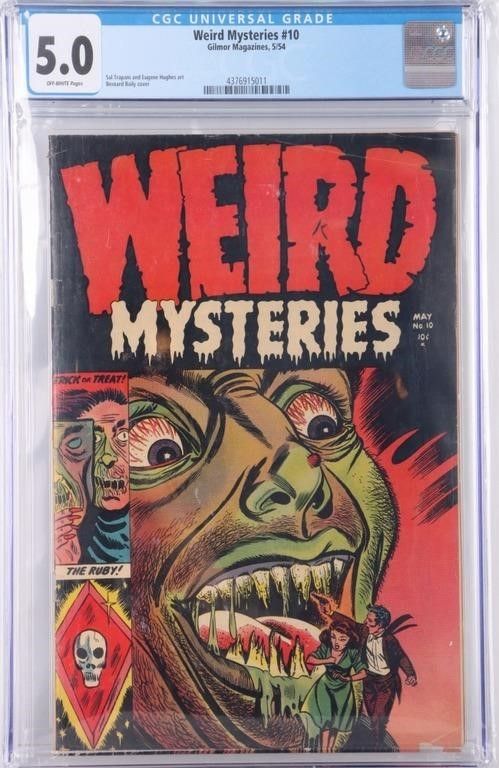 Lot 225198: WEIRD MYSTERIES #10 STANLEY MORSE & GILMOR CGC 5.0