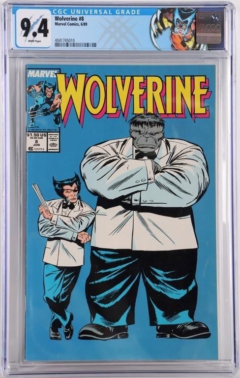 Lot 225205: WOLVERINE #8 ICONIC JOHN BUSCEMA COVER CGC 9.4