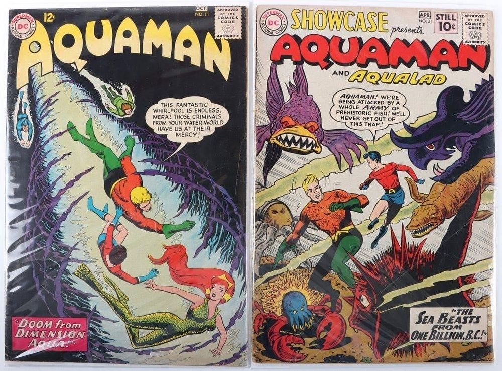 Lot 225218: AQUAMAN SILVER AGE COMICS QUEEN MERA 1ST APPEARS