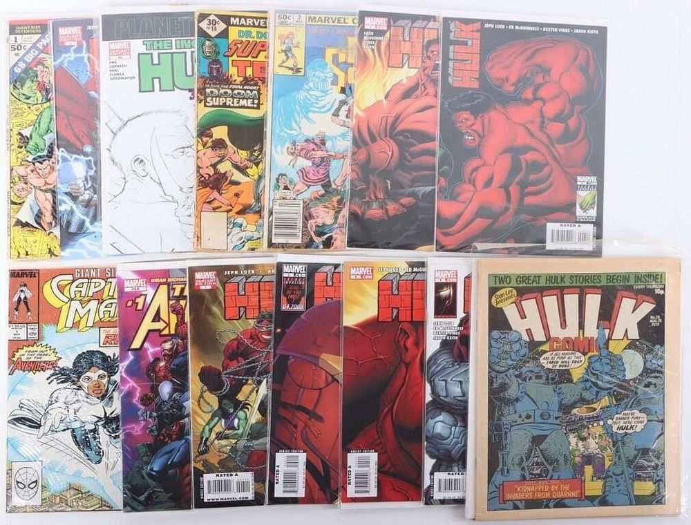 Lot 225220: ASSORTED MARVEL BRONZE/MODERN AGE COMICS - (16)