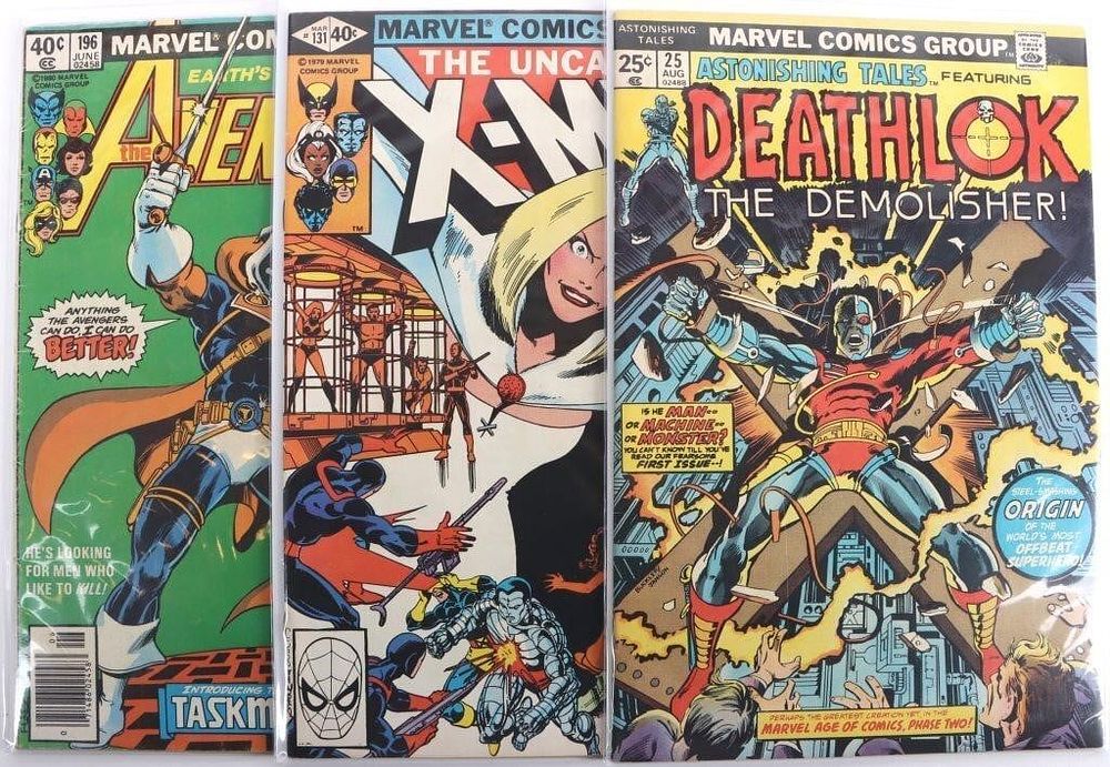 Lot 225222: ASSORTED MARVEL KEY ISSUE COMIC BOOKS - (3)