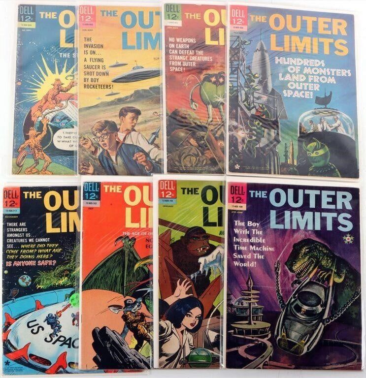 Lot 225223: ASSORTED MID-HIGH GRADE OUTER LIMITS COMICS - (8)
