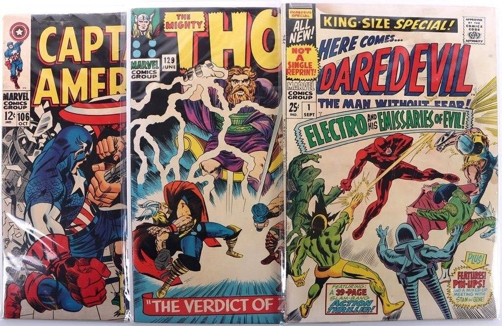 Lot 225224: ASSORTED SILVER AGE MARVEL COMICS KEY ISSUES - (3)