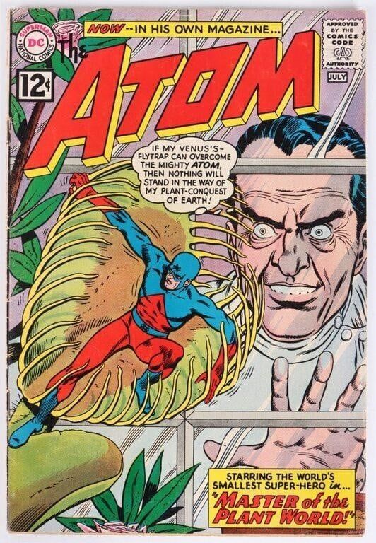 Lot 225226: THE ATOM SILVER AGE #1 1ST APPEARANCE PLANT MASTER