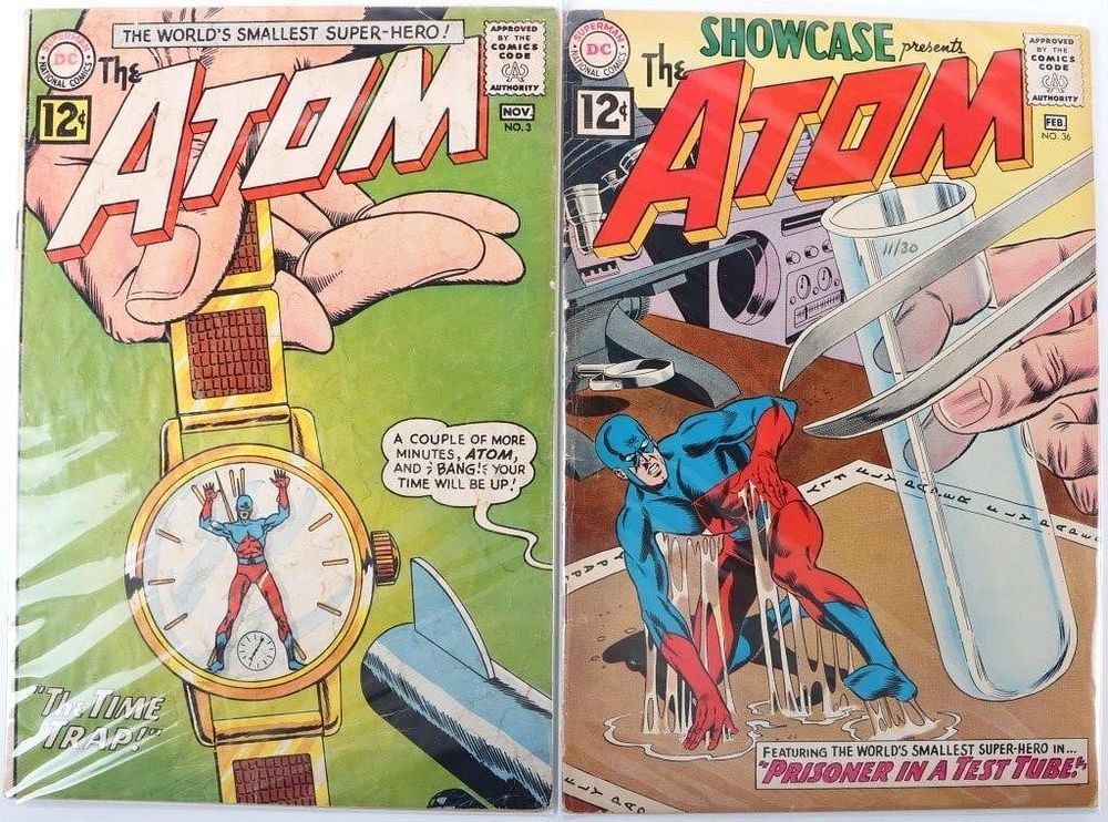 Lot 225227: THE ATOM SILVER AGE COMICS 1ST APPEARANCE CHRONOS