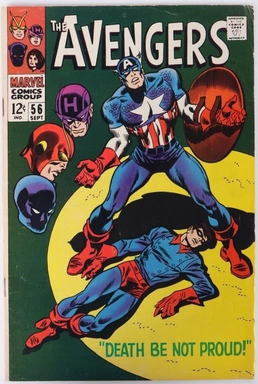 Lot 225234: AVENGERS #56 ORIGIN OF CAPTAIN AMERICA RETOLD
