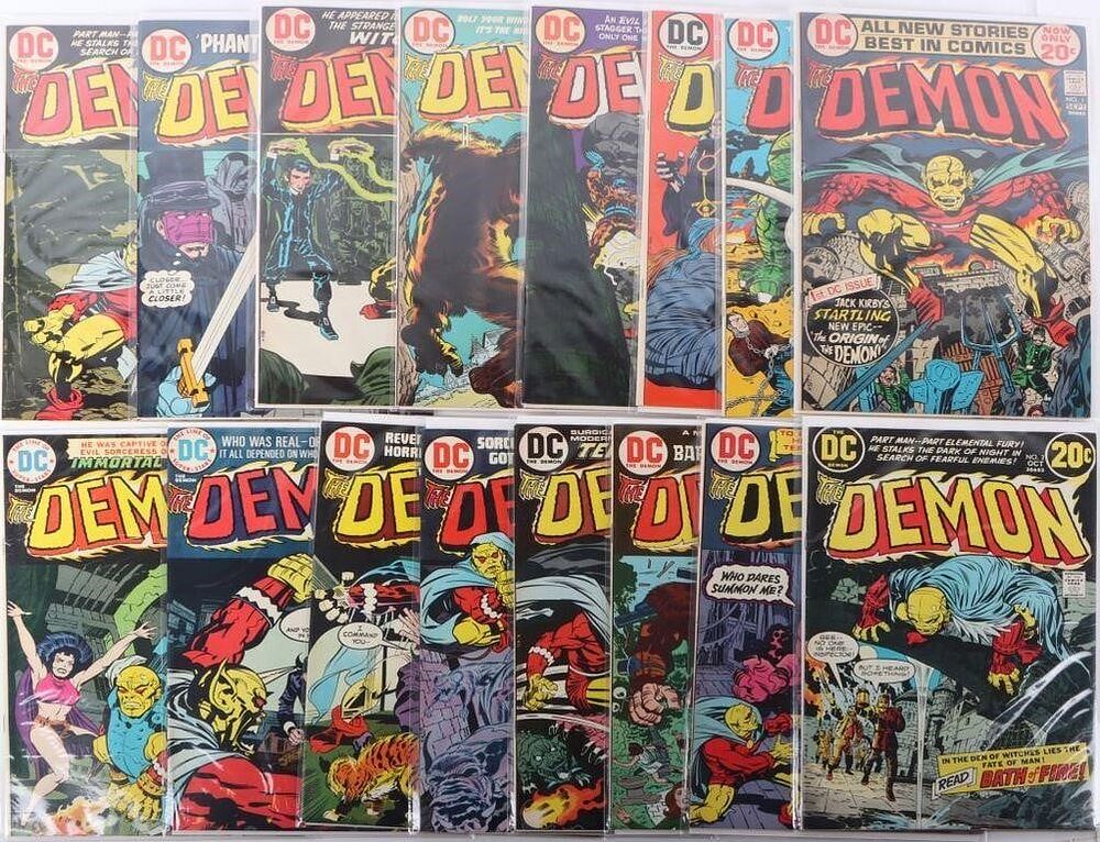 Lot 225311: THE DEMON (1972) DC COMPLETE SERIES HIGH GRADE