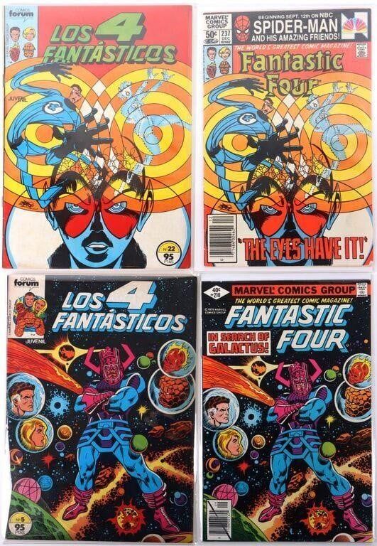 Lot 225321: FANTASTIC FOUR/LOS 4 FANTASTICOS #210 & 237 (4)