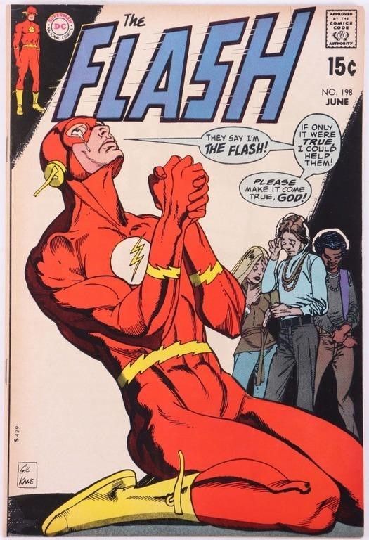 Lot 225330: THE FLASH ISSUE # 198 SILVER AGE COMIC ZATANNA