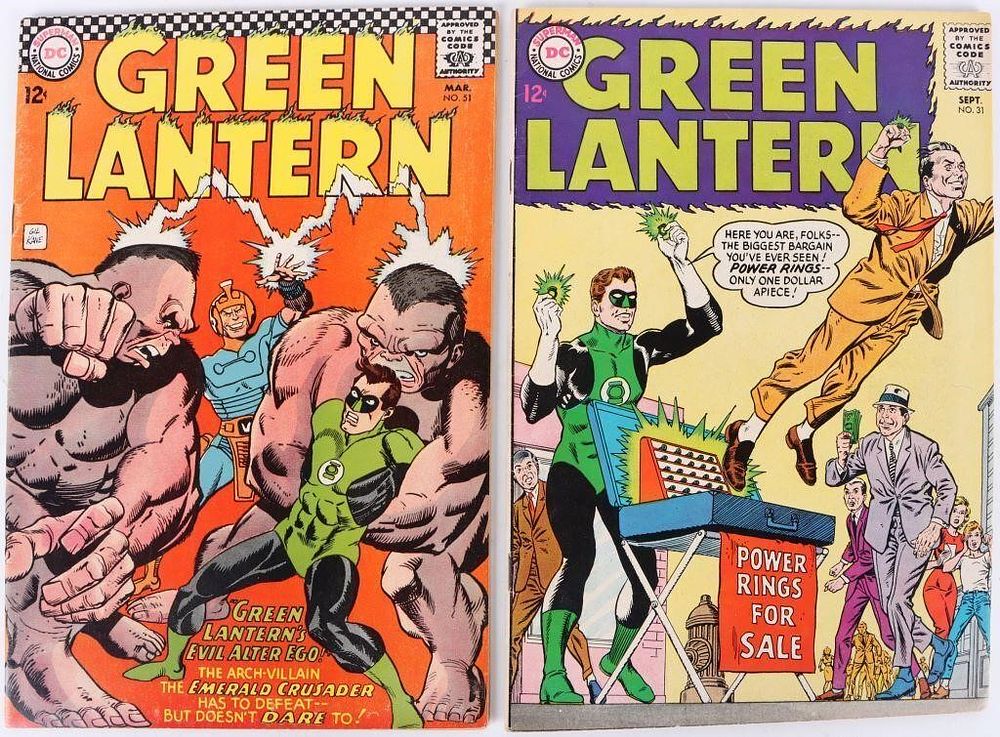 Lot 225337: GREEN LANTERN SILVER AGE DC COMICS HIGH GRADE (2)