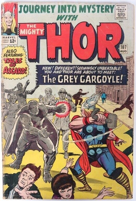 Lot 225354: JOURNEY INTO MYSTERY #107 GREY GARGOYLE