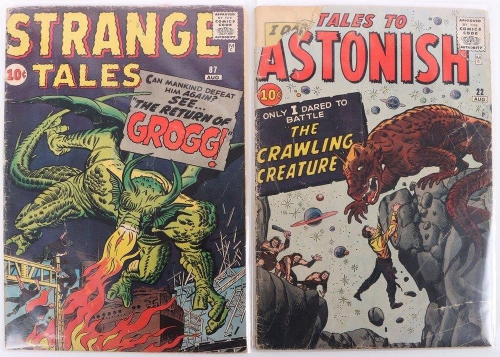 Lot 225410: MARVEL SILVER AGE MONSTER COMICS LOT OF TWO
