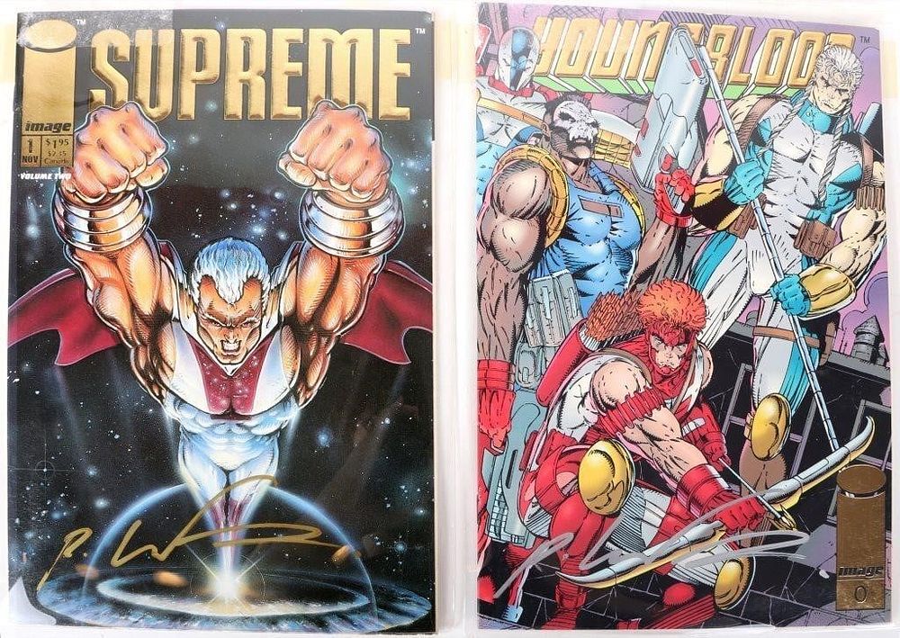 Lot 225417: ROB LIEFELD AUTOGRAPHED IMAGE COMIC BOOKS W/ COA