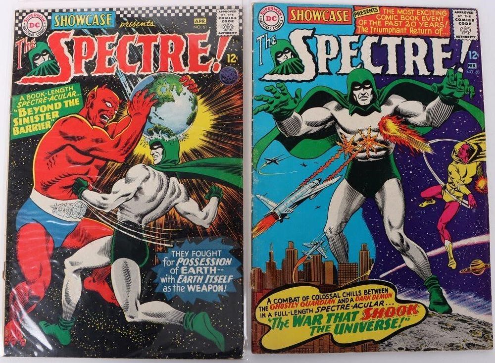Lot 225418a: DC SHOWCASE #60 & 61 1ST APP SPECTRE IN SILVER AGE