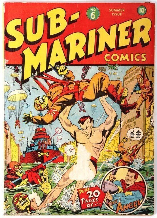 Lot 225432: SUB-MARINER COMICS #6 COVER ART BY ALEX SCHOMBURG