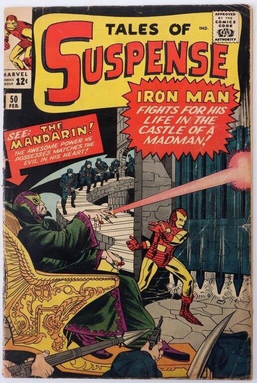 Lot 225454: TALES OF SUSPENSE #50 IRON MAN 1ST APP MANDARIN
