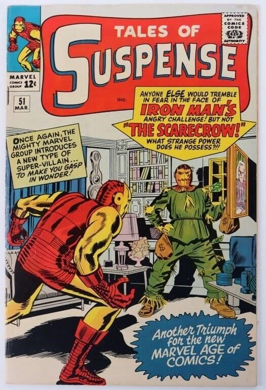 Lot 225455: TALES OF SUSPENSE #51 IRON MAN MARVEL COMIC VF