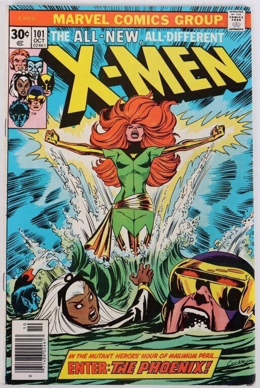 Lot 225476a: UNCANNY X-MEN #101 1ST PHOENIX & BLACK TOM CASSIDY