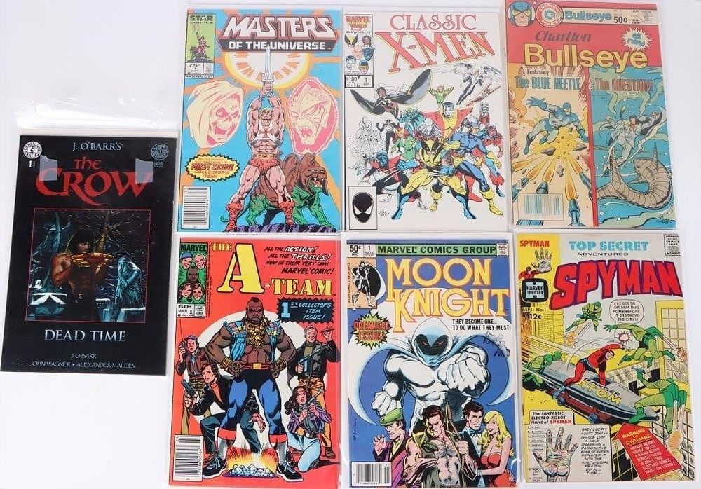 Lot 225481: VF+/NM SILVER & BRONZE AGE COMICS MOON KNIGHT (7)