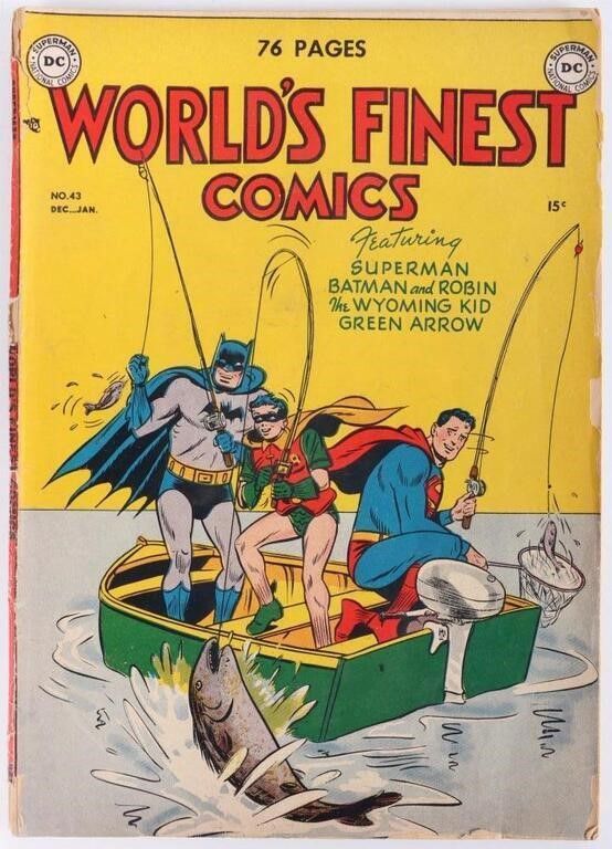 Lot 225490: WORLD'S FINEST COMICS #43 GOLDEN AGE DC COMIC