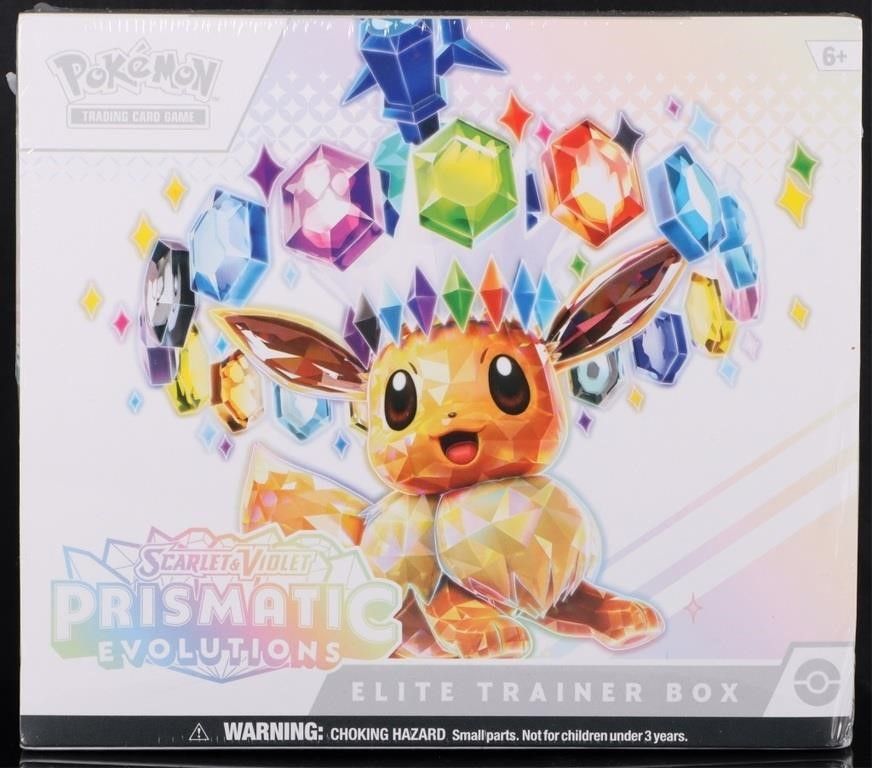 Lot 225517: POKEMON TCG PRISMATIC EVOLUTIONS ELITE TRAINER BOX