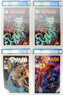 SPAWN #2, 7, & 15 IMAGE COMICS CGC GRADED. Spawn #2, 7, &amp; 15(2). CGC Graded 9.0, 8.5, 9.0 