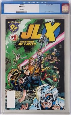 JLX #1 CGC GRADED 9.6 AMALGAM COMICS 1996. JLX #1 CGC Graded 9.6. Published by Amalgam comics in 