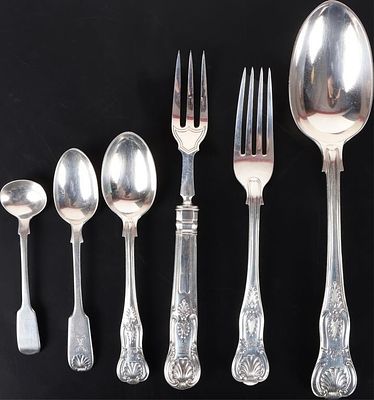 FRANCIS HIGGINS STERLING SILVER UTENSILS LOT OF 6. Francis Higgins sterling silver utensils lot 