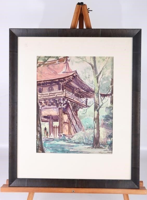 Lot 228239: JACQZIES SEAGUL ORIGINAL WATERCOLOR PAINTING