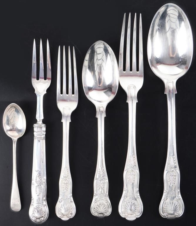 Lot 229172: FRANCIS HIGGINS STERLING SILVER UTENSILS LOT OF 6