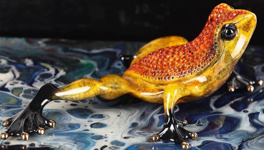 Lot 229192: T. COTTERILL "DIMPLES" FROGMAN SCULPTURE 509/5000
