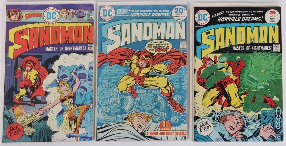 Lot 229245: JACK KIRBY SANDMAN COMPLETE SERIES VF+ #1-6
