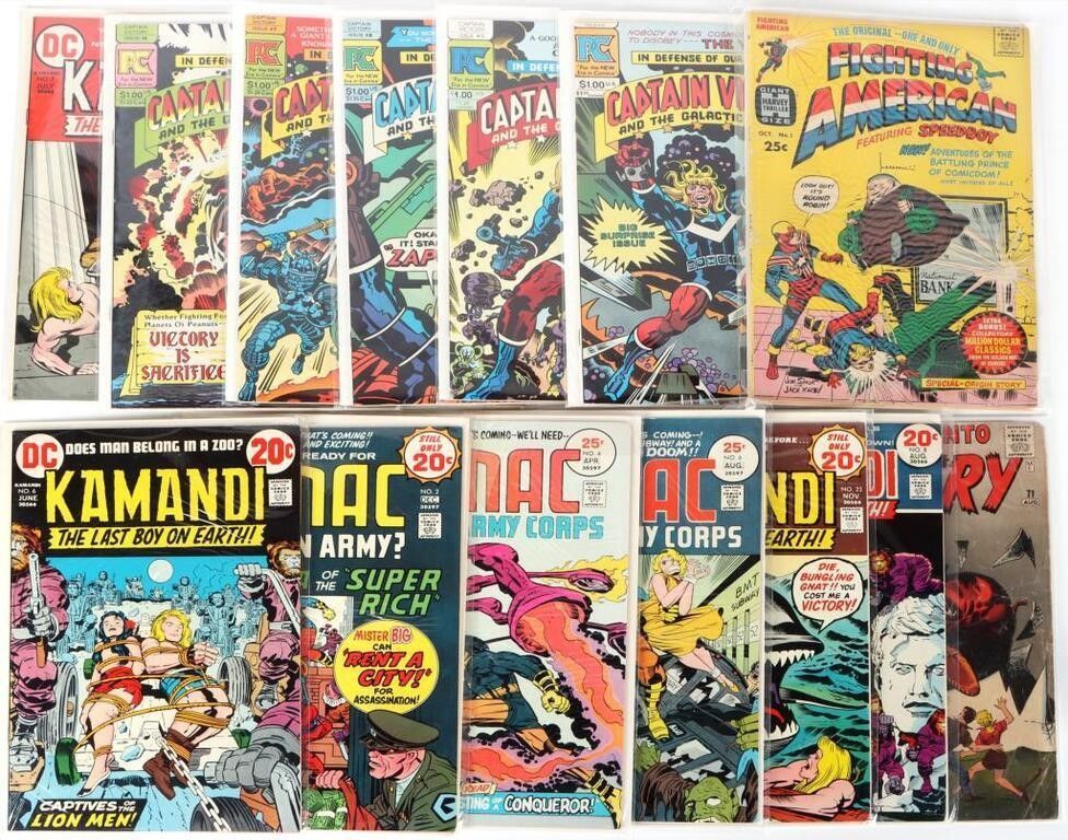 Lot 229253: JACK KIRBY SILVER & BRONZE AGE COLLECTION (17)