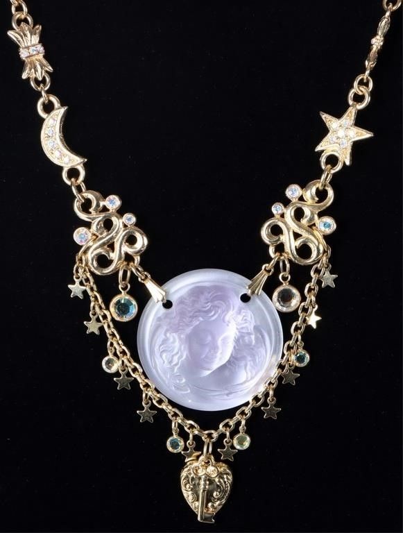 Lot 229272: VINTAGE KIRKS FOLLY DREAM ANGEL CHARM NECKLACE