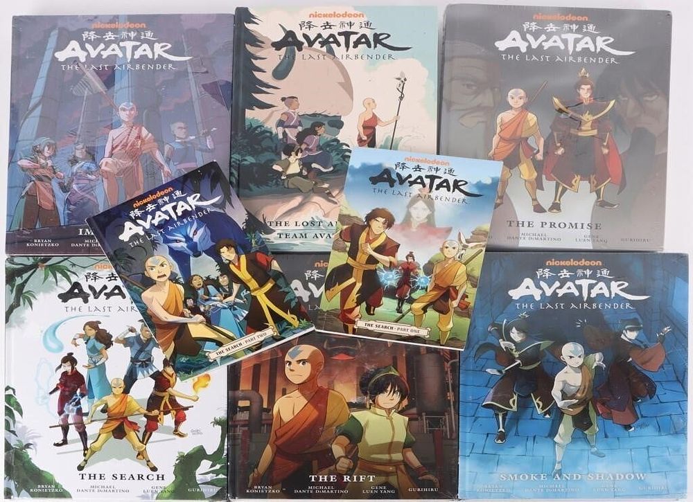 Lot 229359: AVATAR THE LAST AIRBENDER LIBRARY EDITION (8)