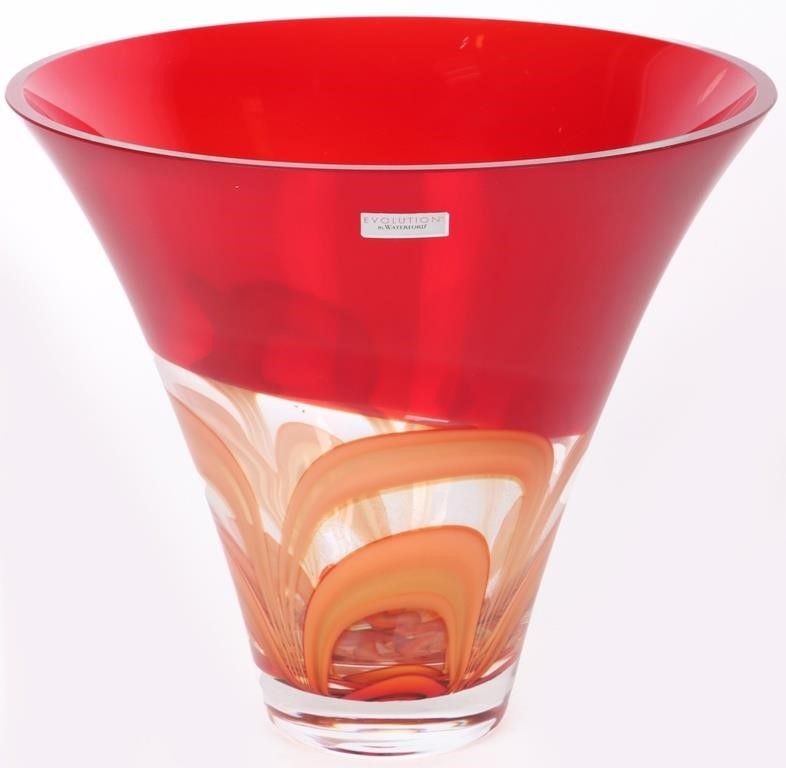 Lot 229393: RETIRED WATERFORD EVOLUTION ART GLASS BOWL