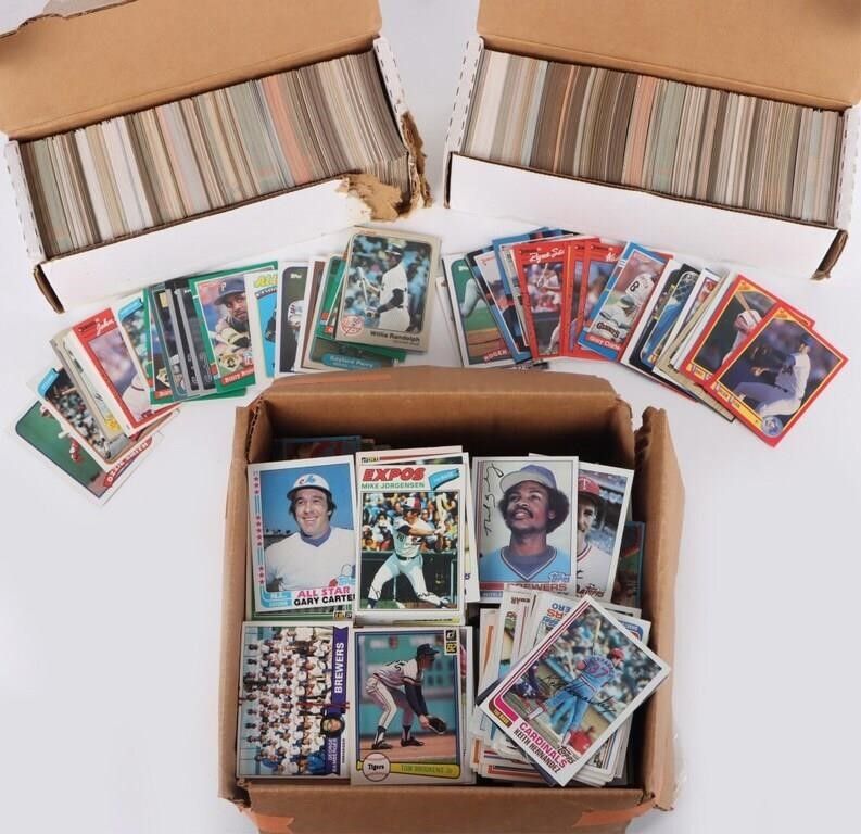 Lot 229415: ASSORTED 1970'S-2000'S BASEBALL CARDS ~2500